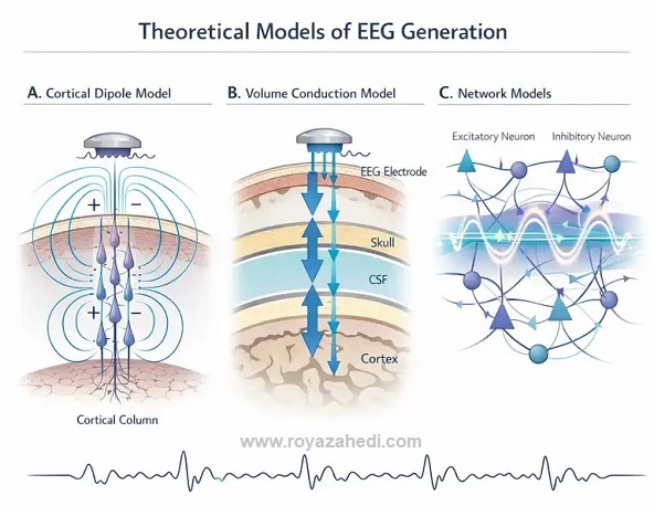 مدل‌های نظری تولید EEG