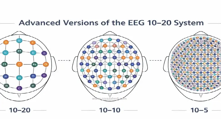 نسخه‌های پیشرفته‌تر سیستم EEG 10–20